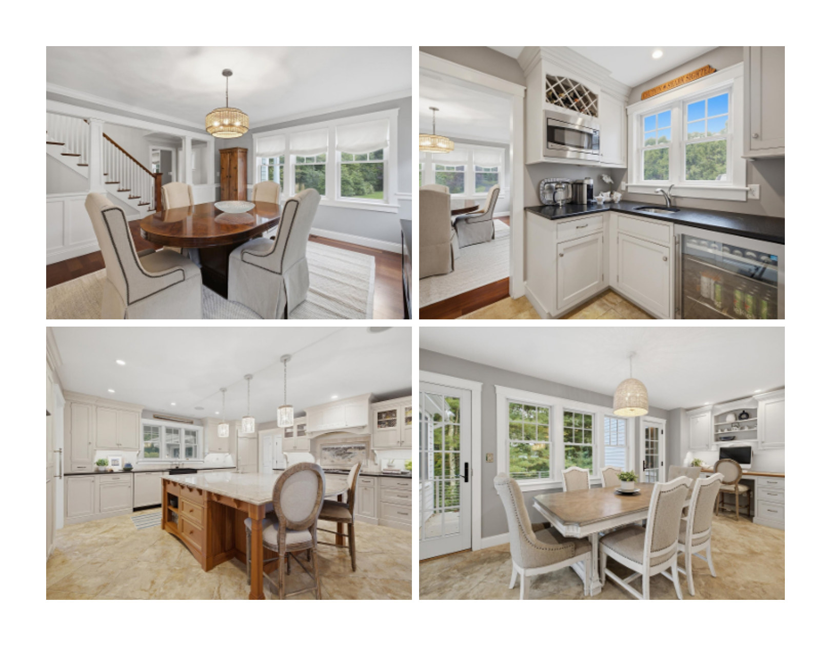 Kitchen and dining photography from brochure